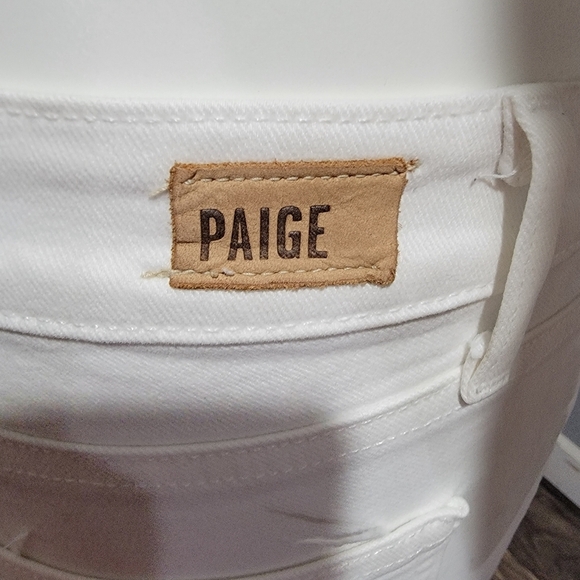 PAIGE Denim - All white Paige cropped jeans